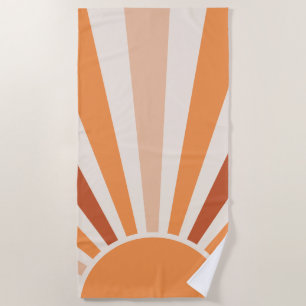 Serviette De Plage Cute Retro Boho Sunshine