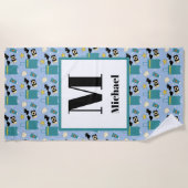 Serviette De Plage Cute Summer Vacation Elements Beach Towel (Devant)