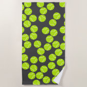 Serviette De Plage Cute Tennis Beach (Devant)