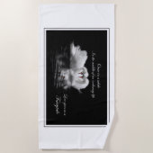 Serviette De Plage Cygnes dans l'amour (Devant)
