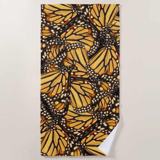 Serviette de plage d'abrégé sur papillon de (Devant)