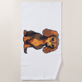 Serviette De Plage Dachshund 3 (Devant)