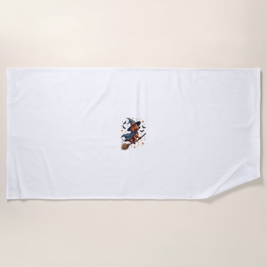 Serviette De Plage Dachshund délicieux (Devant)