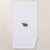 Serviette De Plage Dachshund délicieux (Devant)