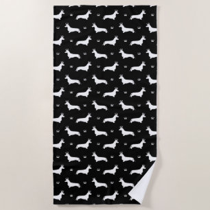 Serviette De Plage Dachshund roi à poils courts - motif 2