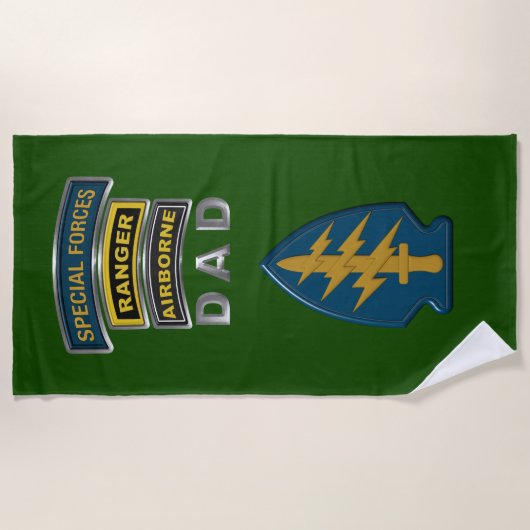 Serviette De Plage DAD des forces spéciales (Devant)