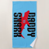 Serviette De Plage Daddy Shark Worn Graphic (Devant)