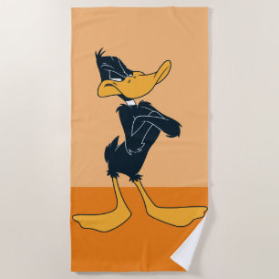 Serviette De Plage DAFFY DUCK™ avec une couleur croisée des bras