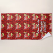 Serviette De Plage Daiquiri aux fraises (Devant)