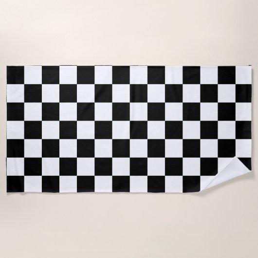 Serviette De Plage Damier (Devant)