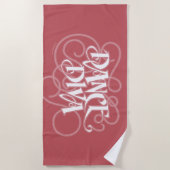 Serviette De Plage Dance Diva Beach Towel (Devant)
