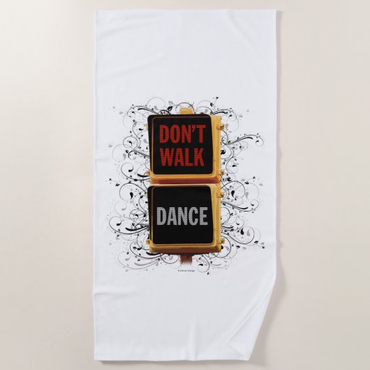 Serviette De Plage Dance Traffic Signal Beach Towque (Devant)
