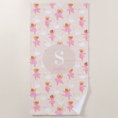 Serviette De Plage Dancer Swan Personalized (Devant)