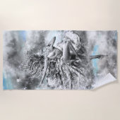Serviette De Plage Dancing Woman Beach Towne (Devant)
