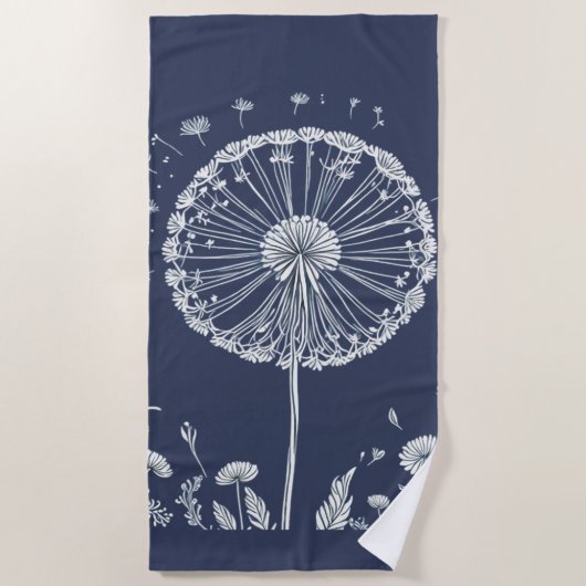 Serviette De Plage Dandelion (Devant)