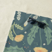 Serviette De Plage Dandelion Floral Weed Motif (En situation)