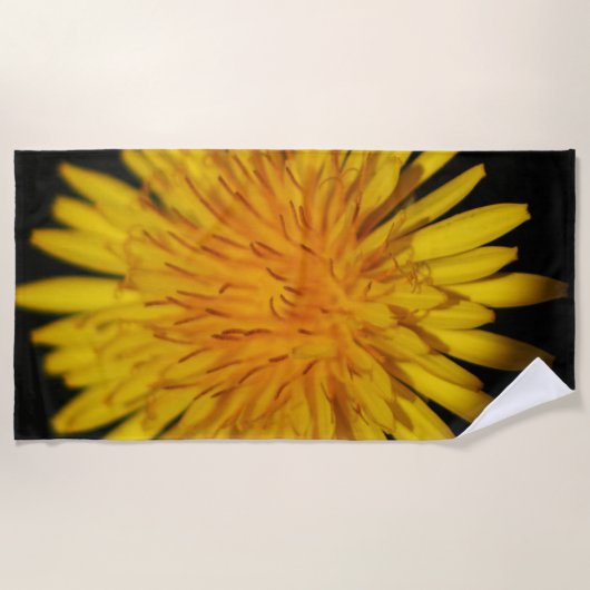 Serviette De Plage Dandelion Flower btcna (Devant)