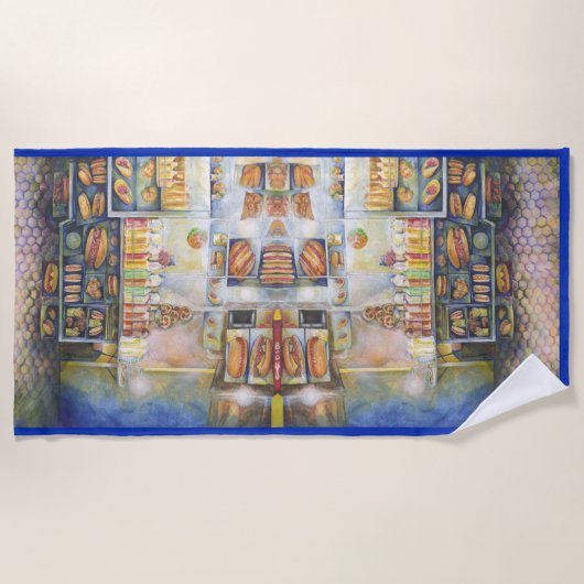 Serviette De Plage Dangereusement près du plaisir (Devant)