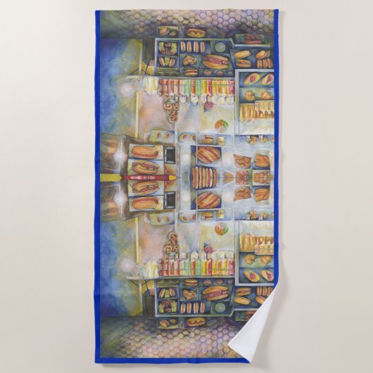 Serviette De Plage Dangereusement près du plaisir (Devant)