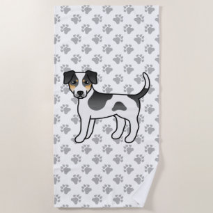 Serviette De Plage Danish-Swedish Farmdog tricolore Chien Mignon
