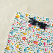 Serviette De Plage Dans L'Art Floral, L'Imperfection Est La Perfectio (En situation)