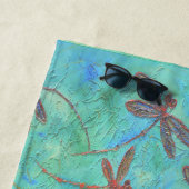 Serviette De Plage Danse de libellule (En situation)