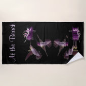 Serviette De Plage Danse du colibri (Devant)