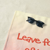 Serviette De Plage Danse Flamant rose (En situation)