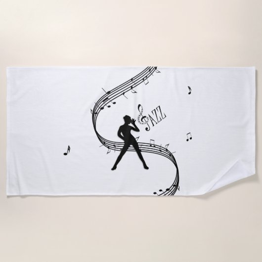 Serviette De Plage Danse jazz (Devant)