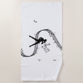 Serviette De Plage Danse jazz (Devant)