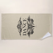 Serviette De Plage Danse tribale (Devant)