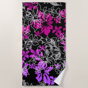 Serviette De Plage Danser Hibiscus Hawaii Violet Blend