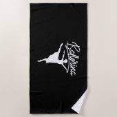 Serviette De Plage Danseur de Ballerina (Devant)