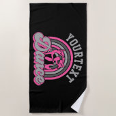 Serviette De Plage Danseur de ballet AJOUTER DU TEXTE Danse classique (Devant)