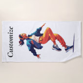 Serviette De Plage Danseuse Hip hop Thunder_Cove (Devant)