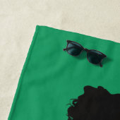 Serviette De Plage Danseuse irlandaise et Drapeau irlandais Dance de (En situation)