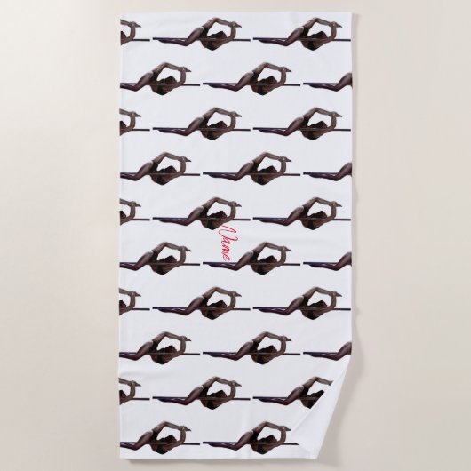 Serviette De Plage Danseuse Thunder_Cove (Devant)