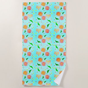 serviette de plage d'aqua marguerite