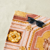 Serviette de plage d'architecture hongroise (En situation)