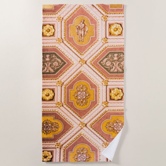 Serviette de plage d'architecture hongroise (Devant)