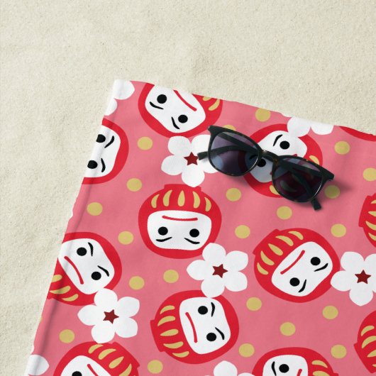 Serviette De Plage Daruma (En situation)