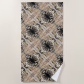 Serviette De Plage Date Palm Tree Trunk Texture Fermer Photo Image (Devant)