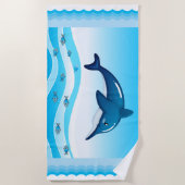 Serviette De Plage Dauphin (Devant)