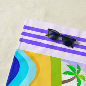 Serviette De Plage Dauphin à la plage (En situation)