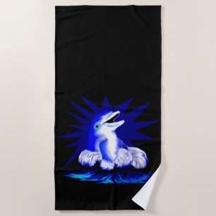 Serviette De Plage Dauphin souriant