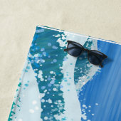 Serviette De Plage Dauphins (En situation)