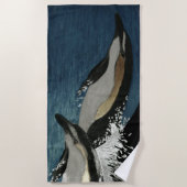 Serviette De Plage Dauphins (Devant)