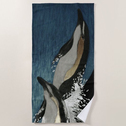 Serviette De Plage Dauphins (Devant)
