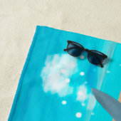Serviette De Plage Dauphins (En situation)