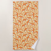 Serviette De Plage Dauphins mignons (Devant)
